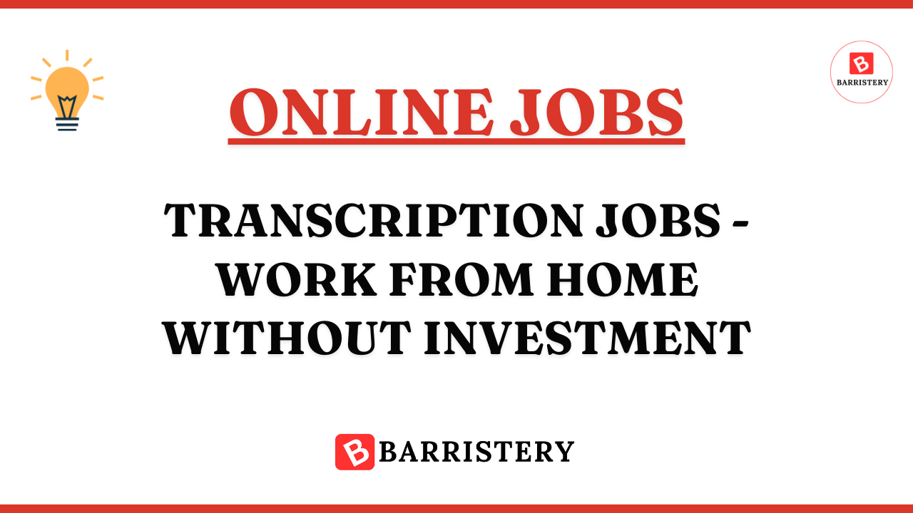 Legal Transcription Jobs Online 2025